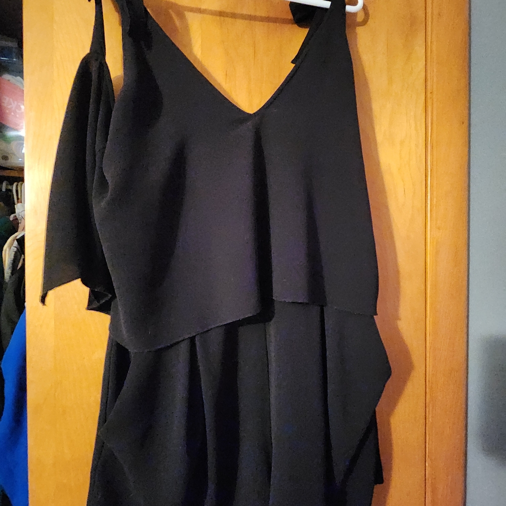 H&M Black Layered Jumpsuit